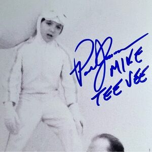 WILLY WONKA Signed 8x10 Photo / PARIS THEMMEN As MIKE TEEVEE Hanging Around Set